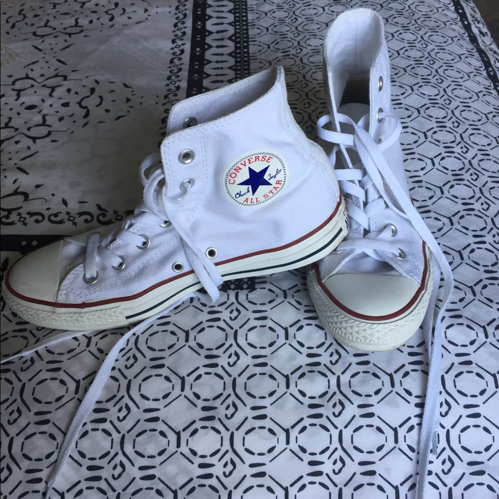 White high top converse